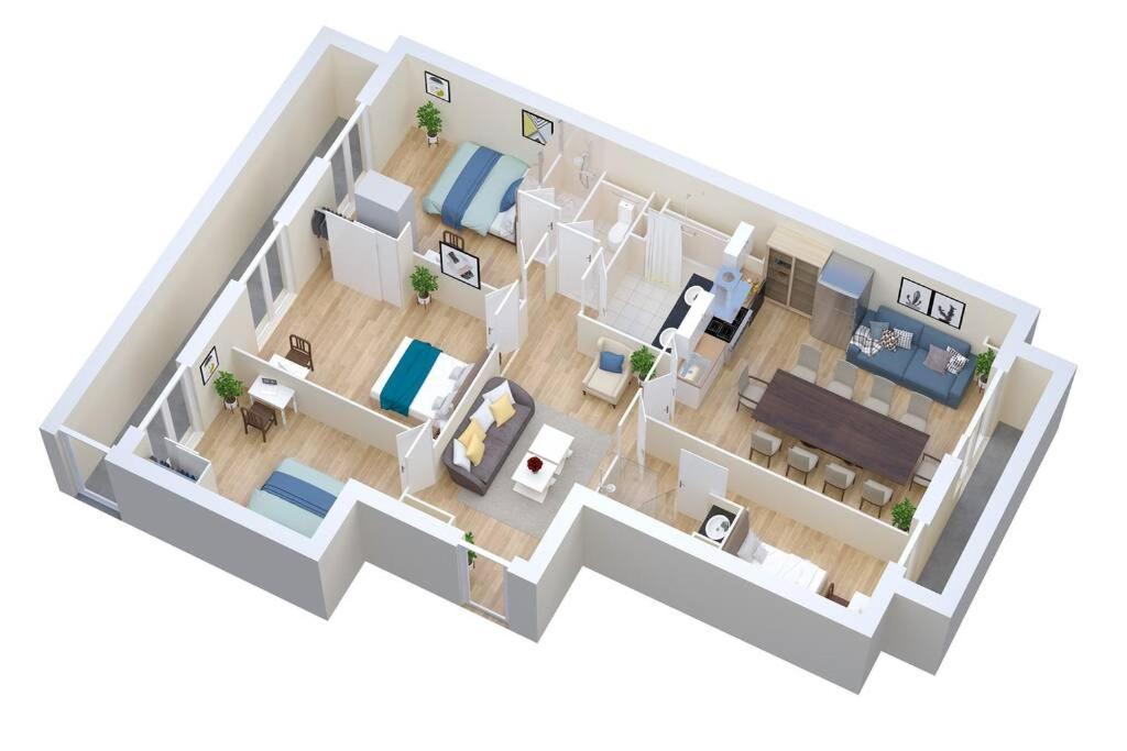 Climatise Gare Stcharles 4 Chambres Grand Balcon / Experience-Immo Marsilia Exterior foto