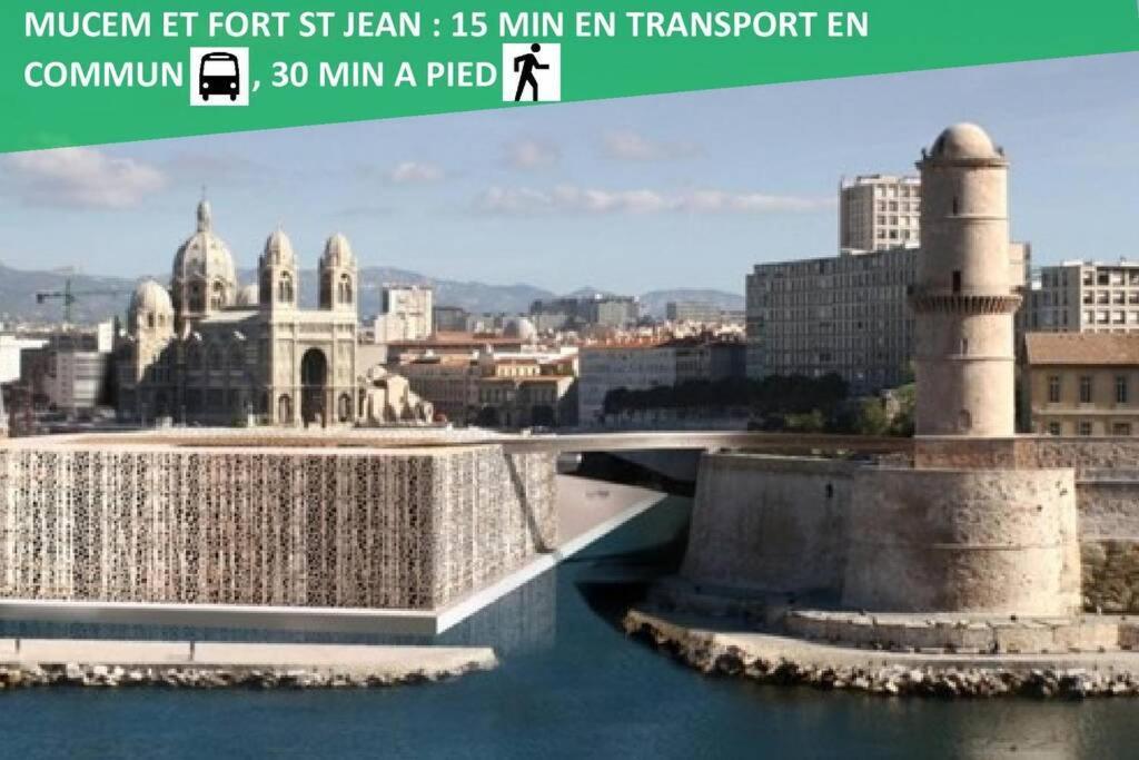 Climatise Gare Stcharles 4 Chambres Grand Balcon / Experience-Immo Marsilia Exterior foto