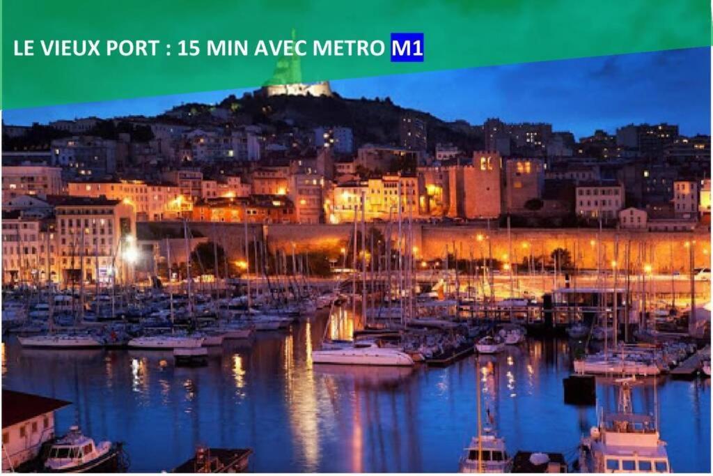 Climatise Gare Stcharles 4 Chambres Grand Balcon / Experience-Immo Marsilia Exterior foto