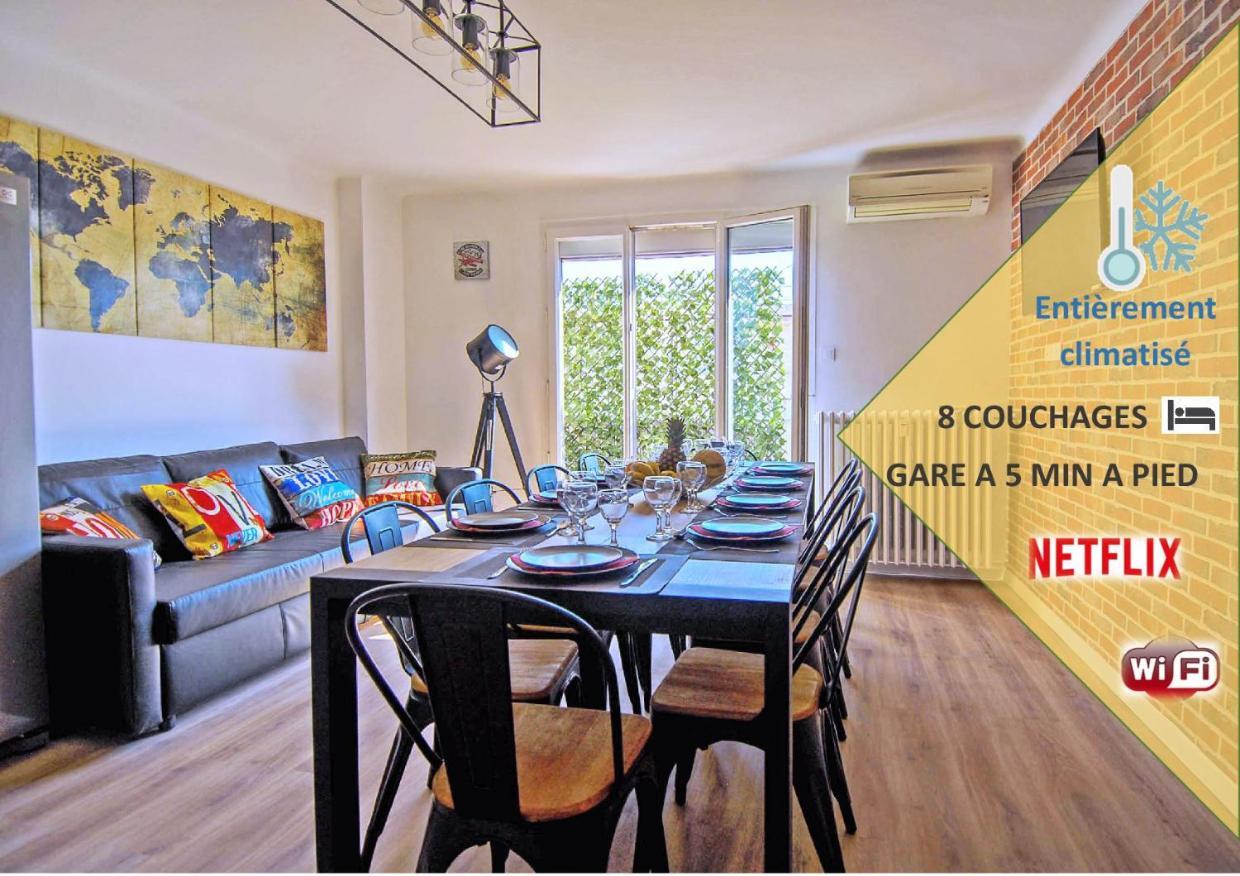 Climatise Gare Stcharles 4 Chambres Grand Balcon / Experience-Immo Marsilia Exterior foto